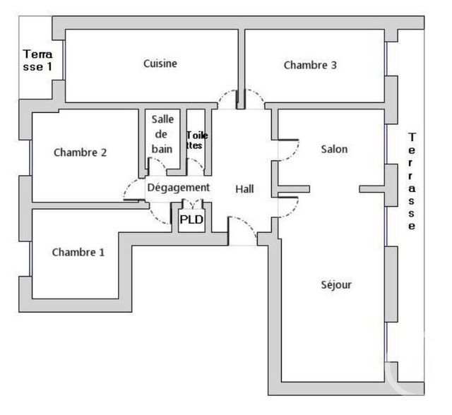 Appartement T4 à vendre - 4 pièces - 88.09 m2 - VALENCE - 26 - RHONE-ALPES - Century 21 Alpimmo