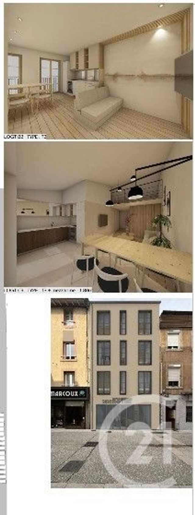 Afficher la photo en grand Appartement F3 à vendre - 3 pièces - 52.58 m2 - VALENCE - 26 - RHONE-ALPES - Century 21 Alpimmo